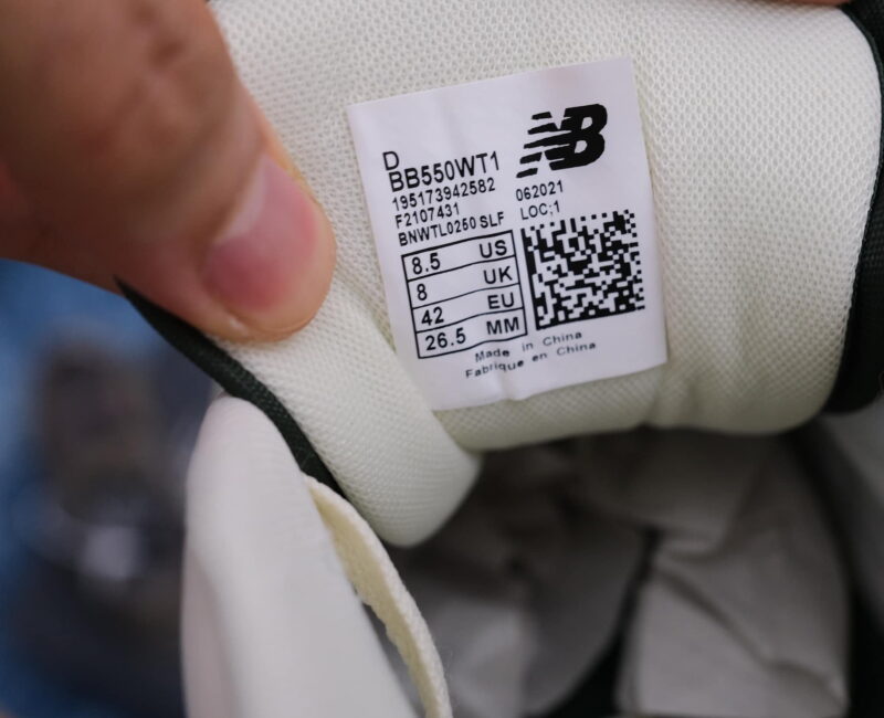 tem Giày New Balance Aimé Leon Dore x 550 Natural Green