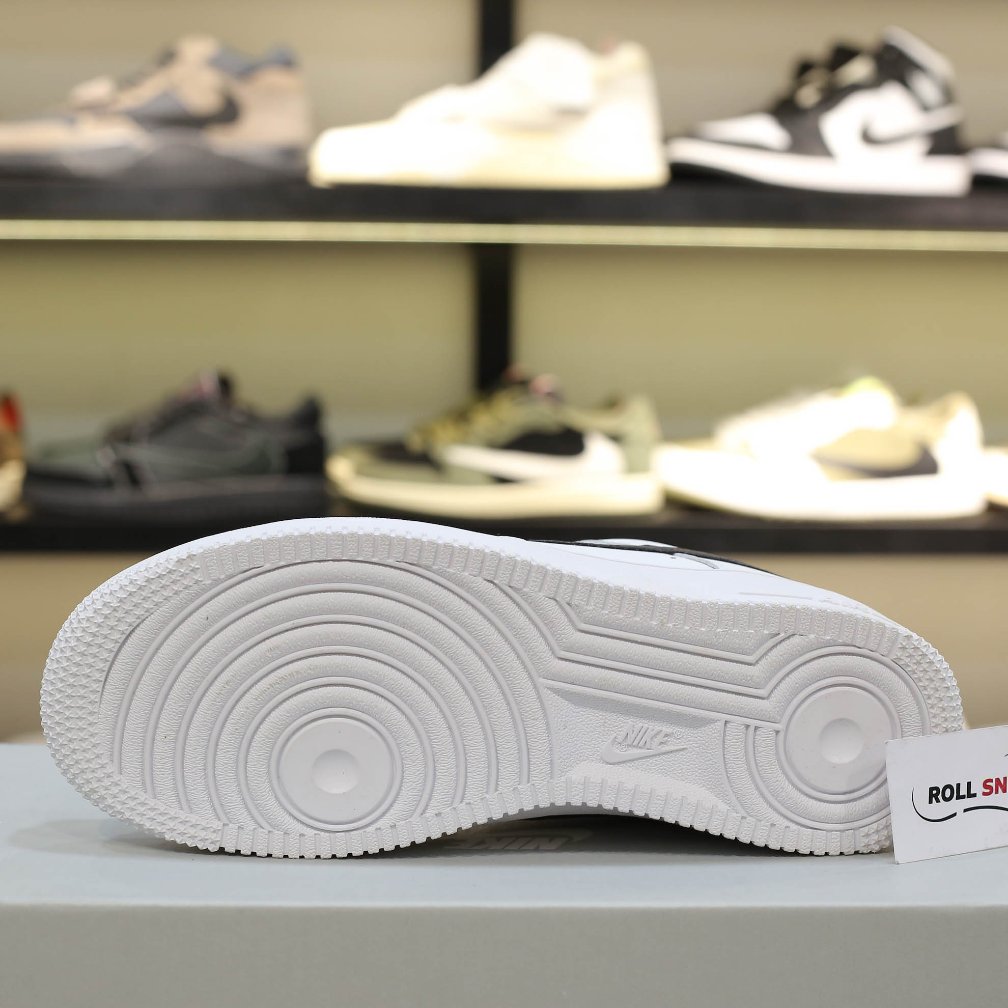 Giày Nike Air Force 1 Low 07 Essential White Black Gold Like Auth