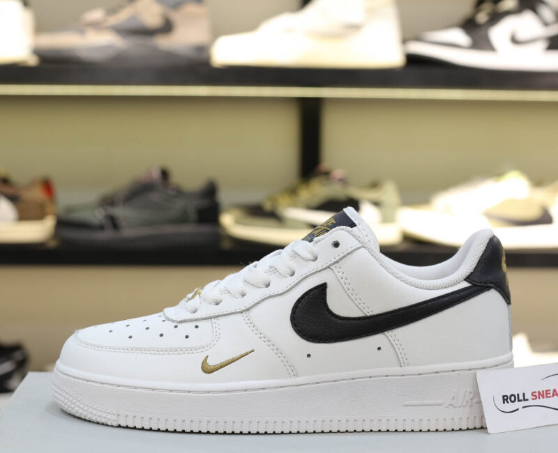 Giày Nike Air Force 1 Low 07 Essential White Black Gold Like Auth