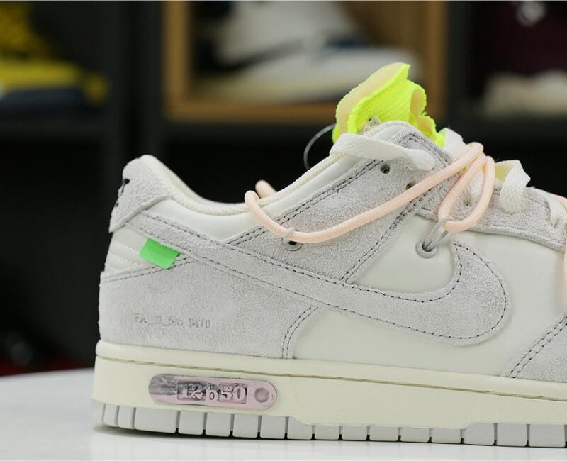 Giày Nike Off-White x Dunk Low Lot 12 Like Auth