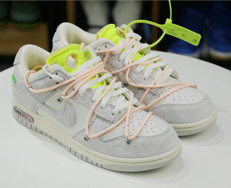 Giày Nike Off-White x Dunk Low Lot 12 Like Auth