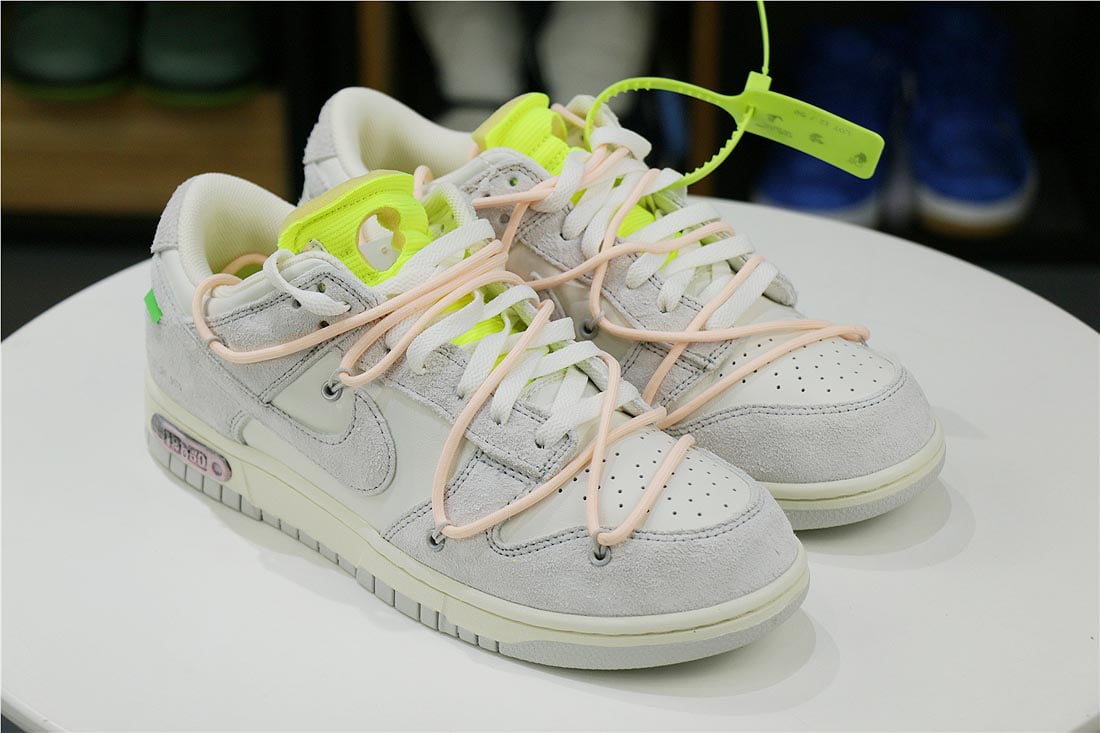 Giày Nike Off-White x Dunk Low Lot 12 Like Auth