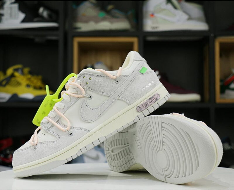 Giày Nike Off-White x Dunk Low Lot 12 Like Auth