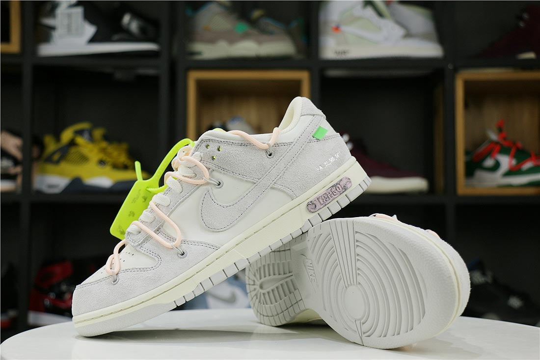 Giày Nike Off-White x Dunk Low Lot 12 Like Auth