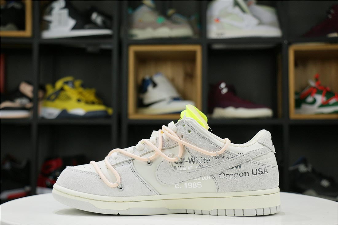 Giày Nike Off-White x Dunk Low Lot 12 Like Auth