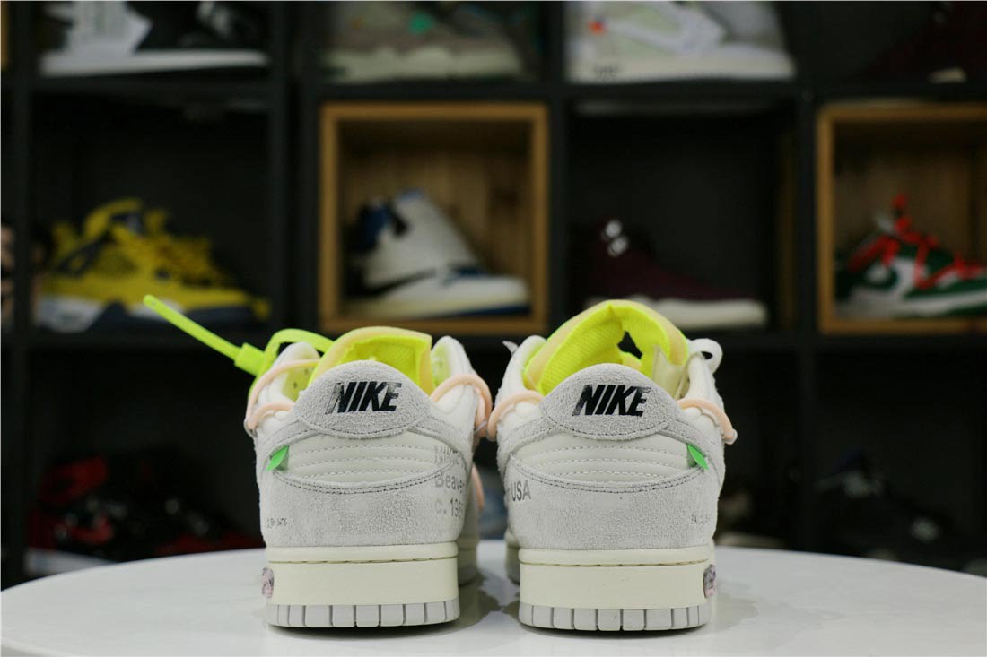 Giày Nike Off-White x Dunk Low Lot 12 Like Auth