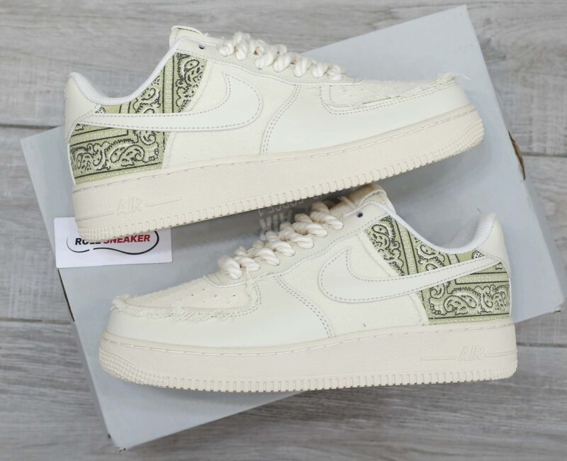 AF1 Low Custom Paisley Dây Thừng