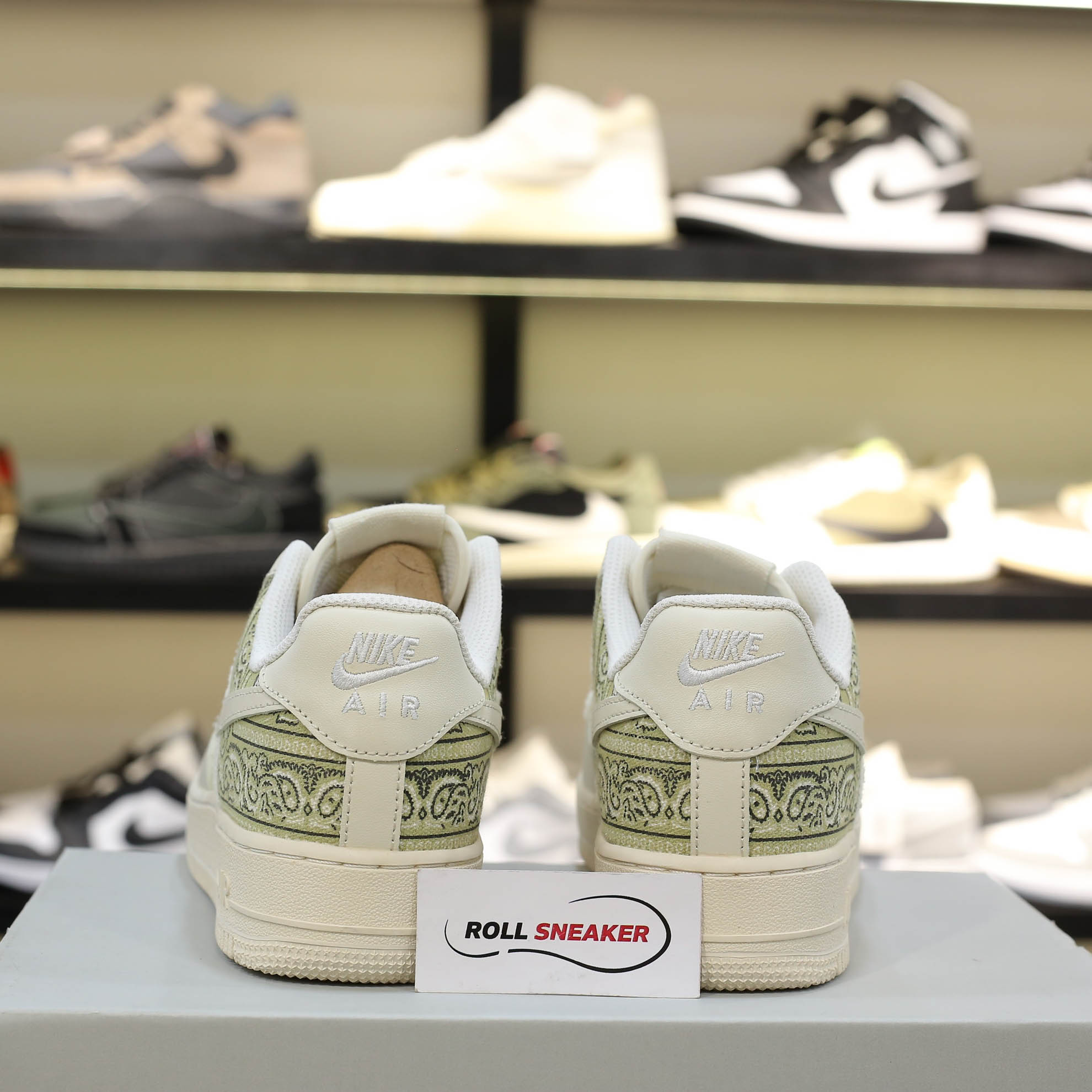 Nike Air Force 1 Low Custom Paisley Dây Thừng