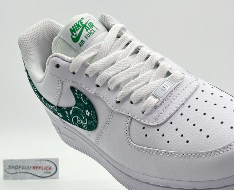 Giày Nike Air Force 1 Green Paisley’ rep 1:1