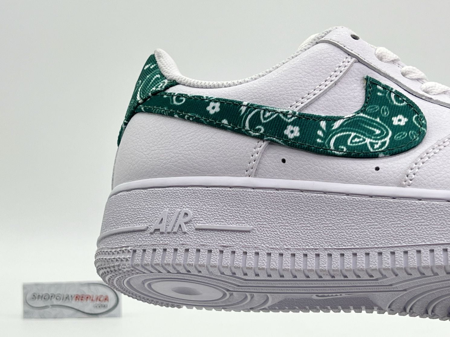 Air Force 1 ‘Green Paisley’ Xanh rep 1:1