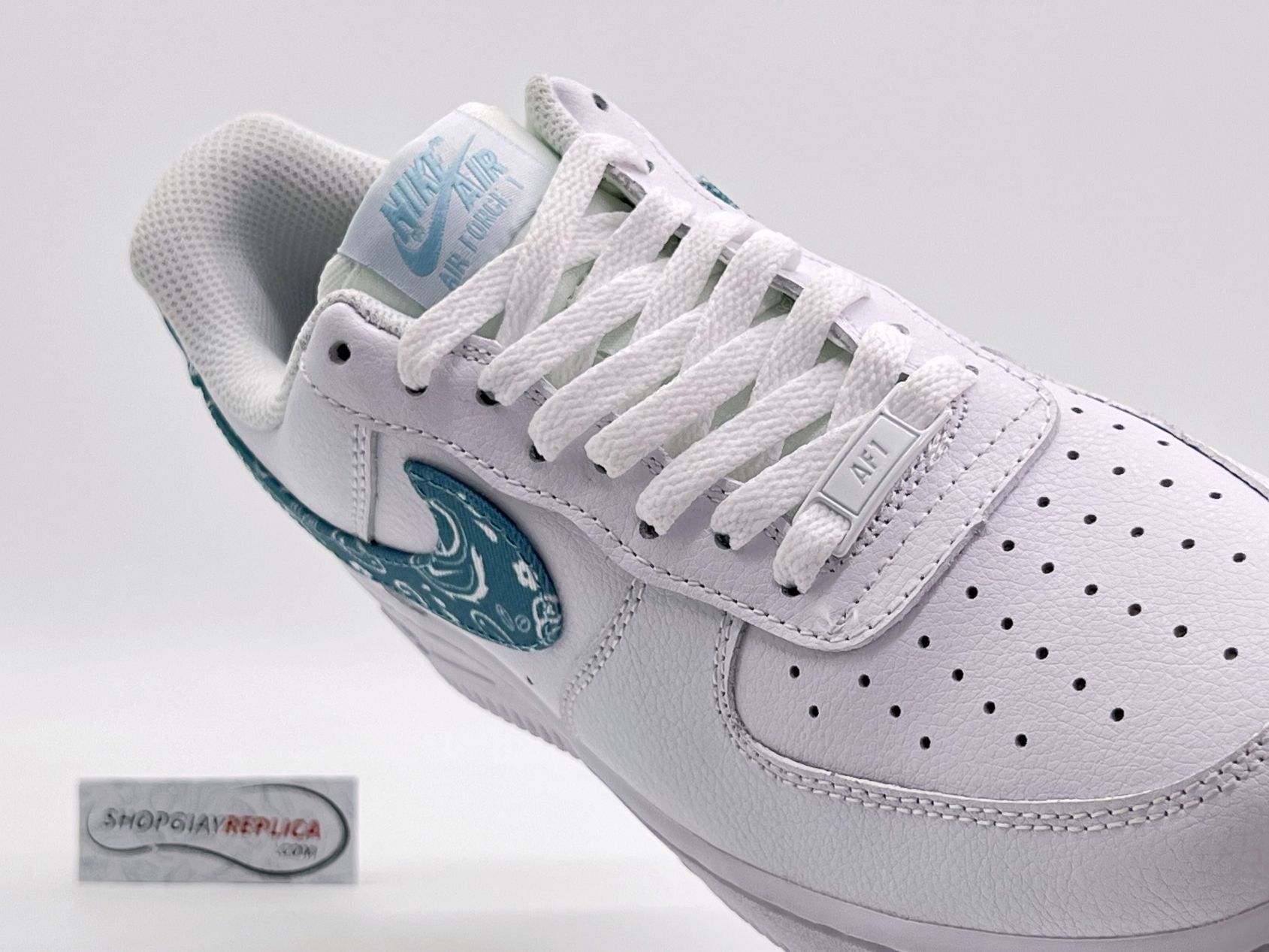 Air Force 1 ’07 Essentials ‘Blue Paisley’ rep 1:1