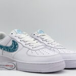 Giày Air Force 1 ’07 Essentials ‘Blue Paisley’ xanh rep 1:1
