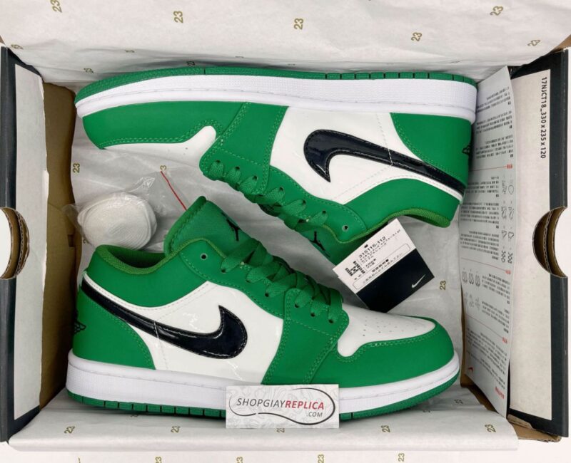 Giày Nike Air Jordan 1 Low Pine Green rep 1:1