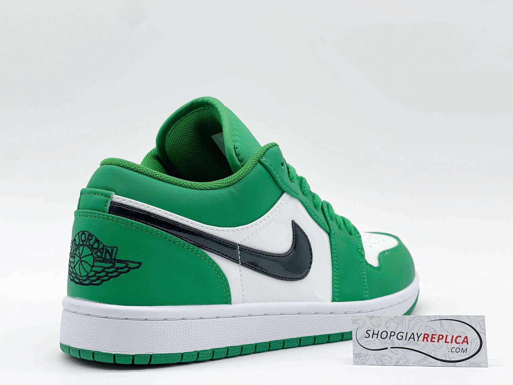 Giày Nike Air Jordan 1 Low Pine Green Xanh Rep 1:1