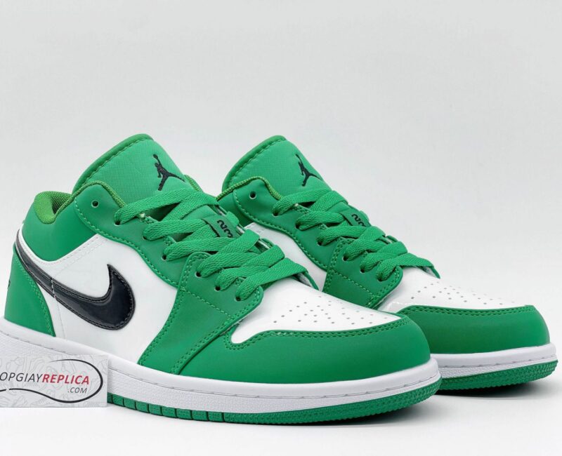 Giày Nike Air Jordan 1 Low Pine Green Xanh Rep 1:1