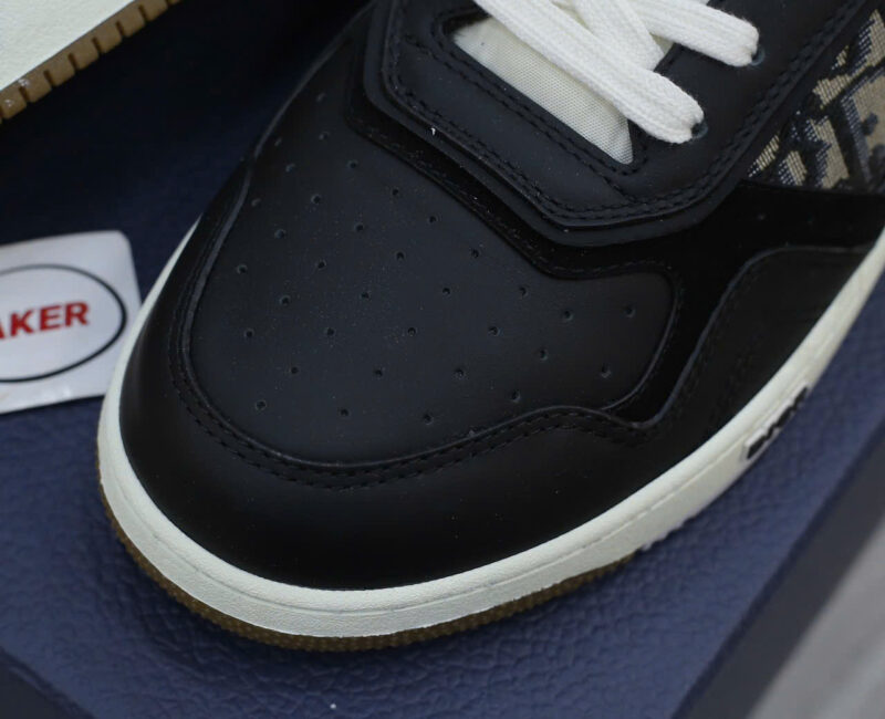 Giày Dior B27 Low Black họa tiết vải Dior Oblique Jacquard Like Auth