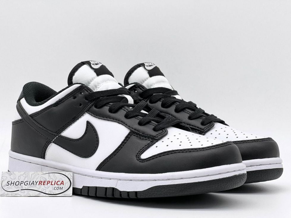nike dunk low retro black white like auth hot sneaker 2022