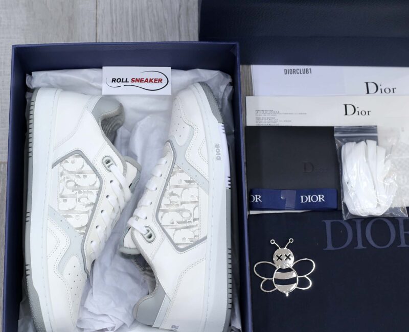 Giày Dior B27 Low White Gray Like Auth