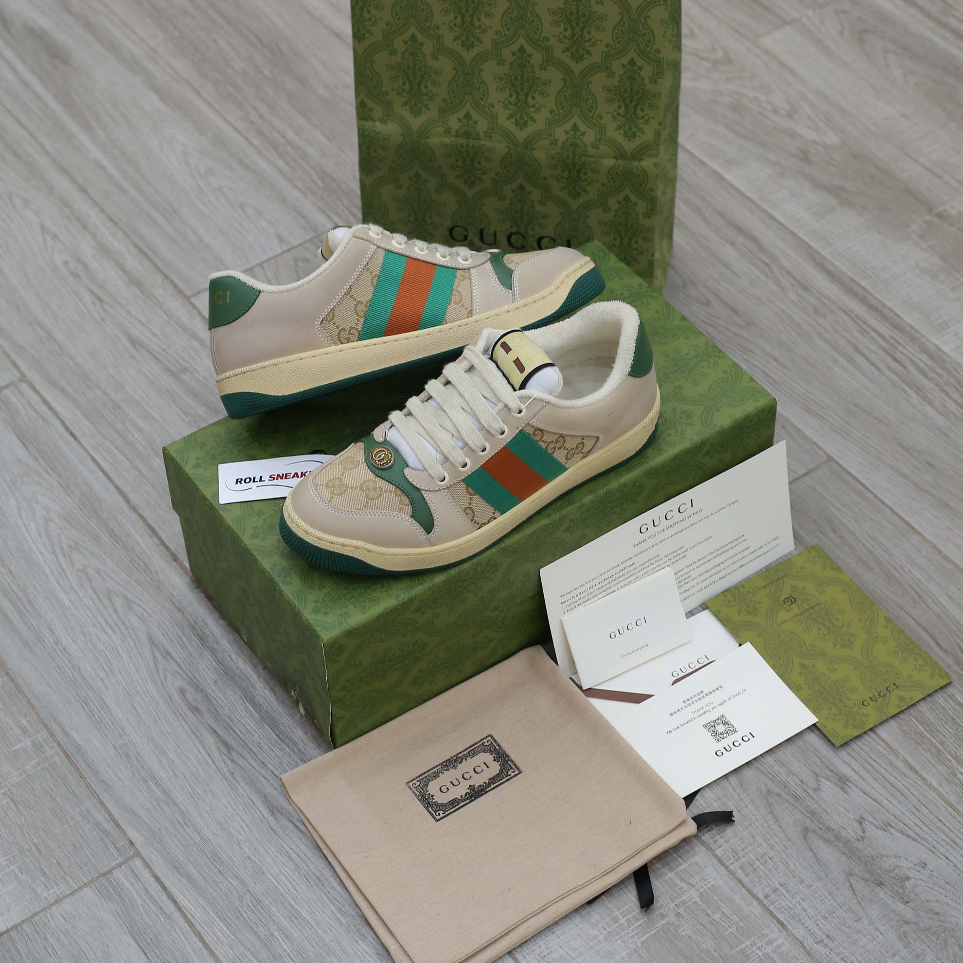 Giày Gucci Sơn Tùng GG Screener Like Auth