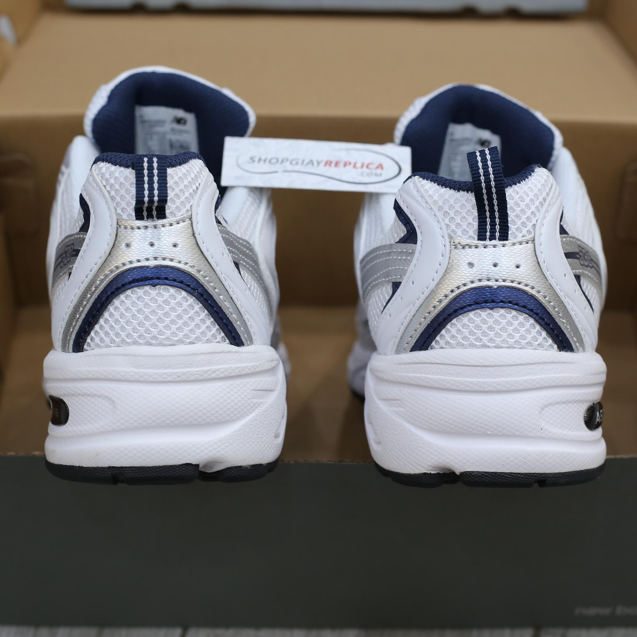 Giày New Balance 530 Trainers Running White Navy