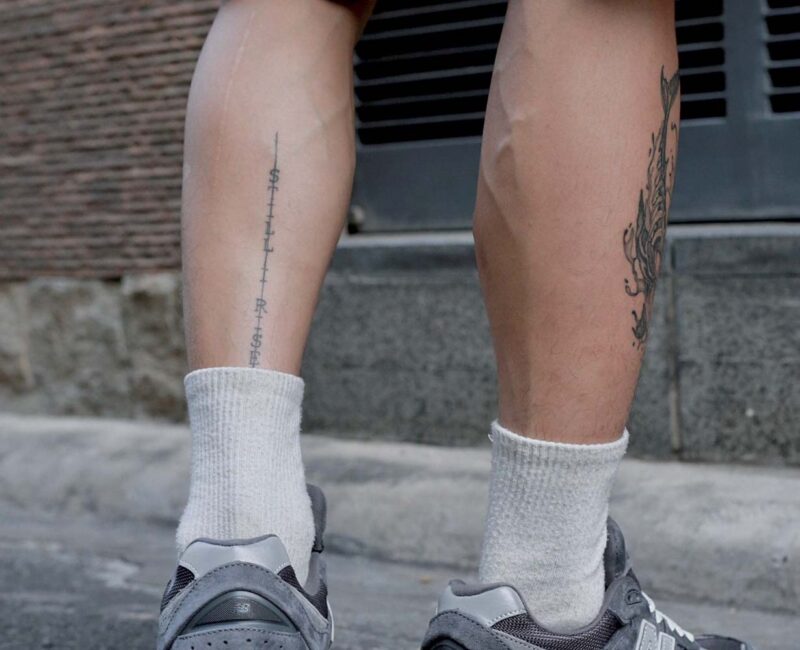 Giày New Balance 530 Trainers Running White Navy On Feet