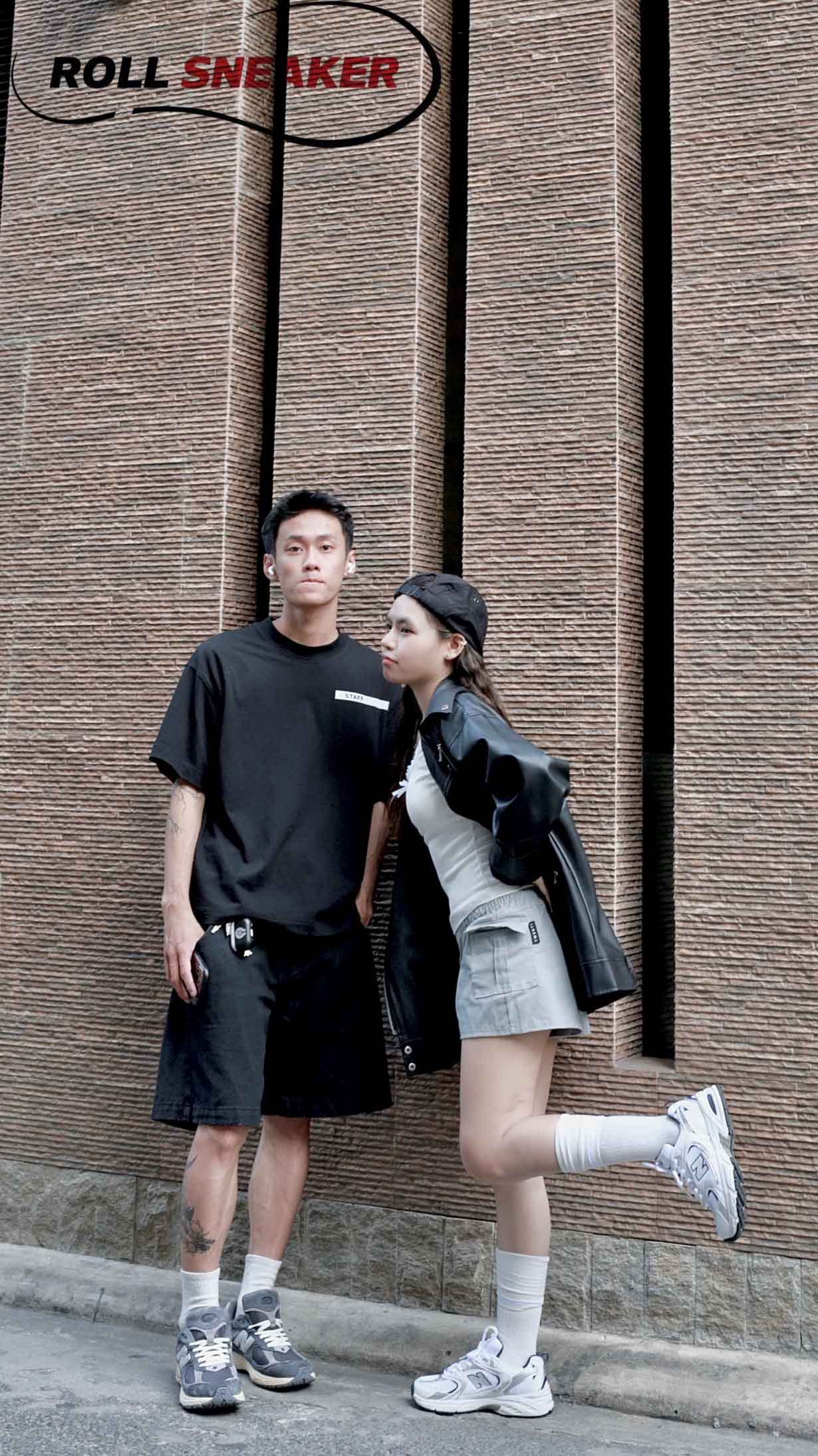 Giày New Balance 530 Trainers Running White Navy On Feet