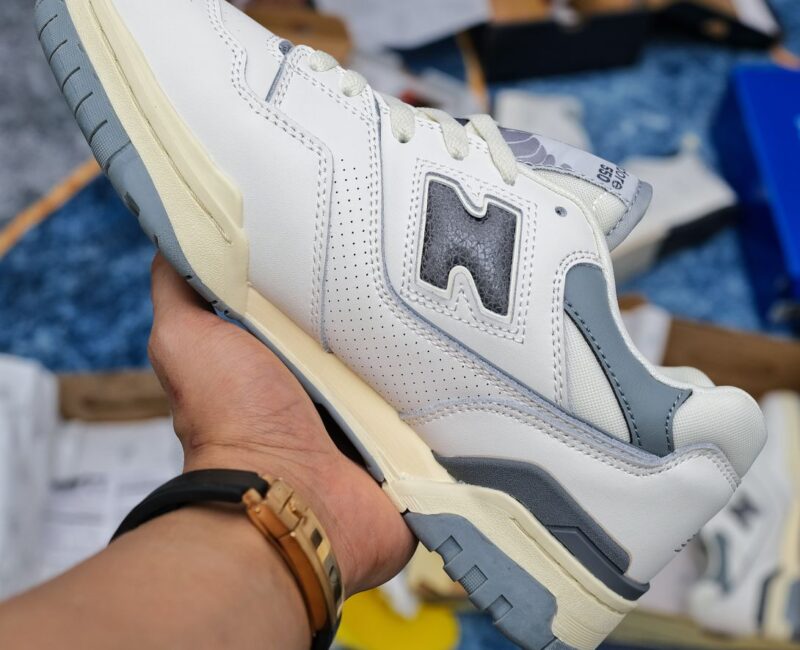 Giày New Balance Aimé Leon Dore x 550 ‘Silver’ Rep 1:1