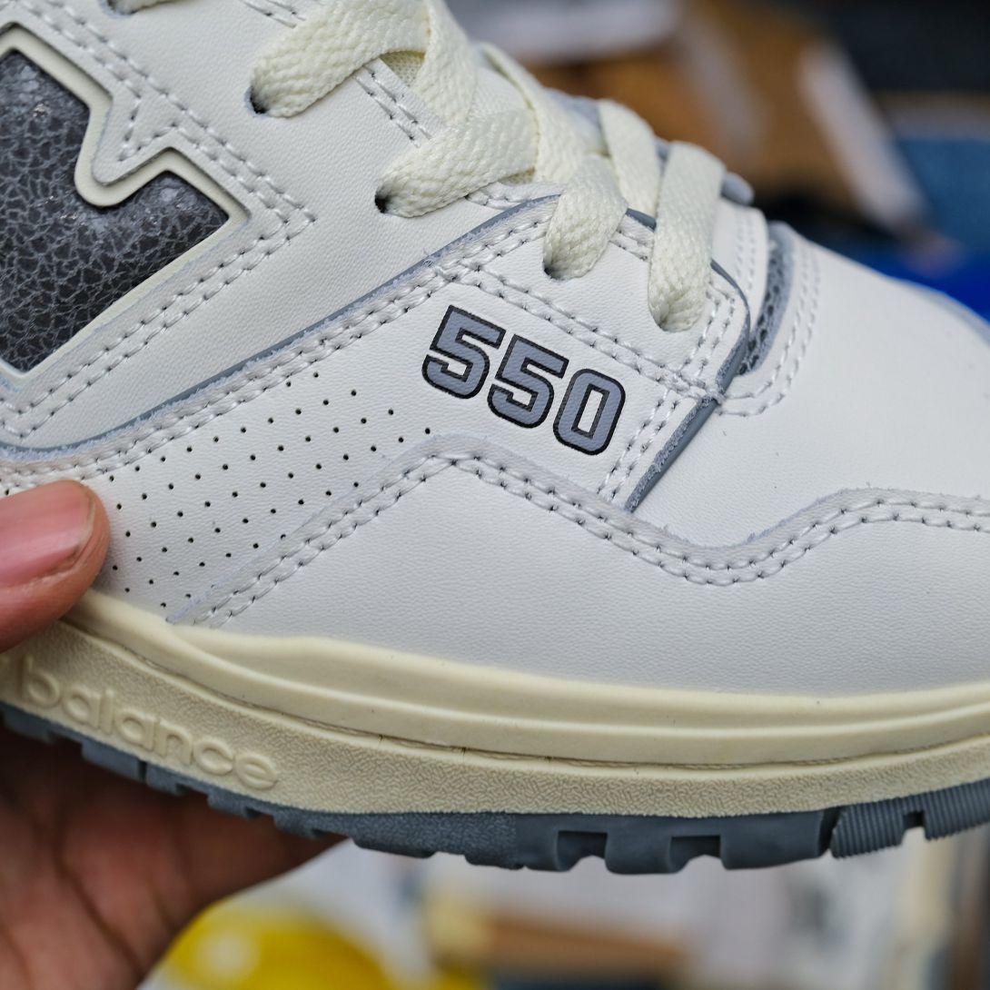Giày New Balance Aimé Leon Dore x 550 ‘Silver’ Rep 1:1
