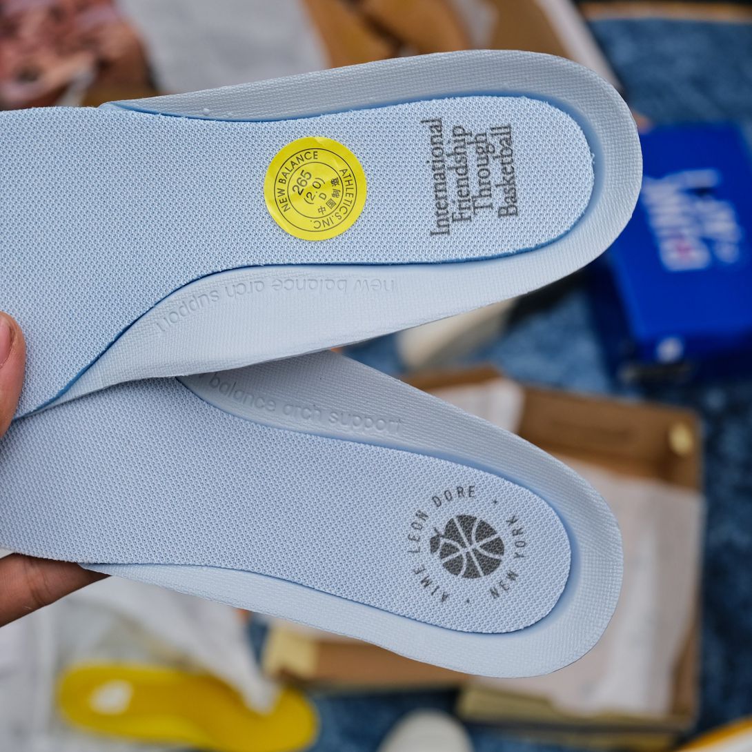 Giày New Balance Aimé Leon Dore x 550 ‘Silver’ Rep 1:1