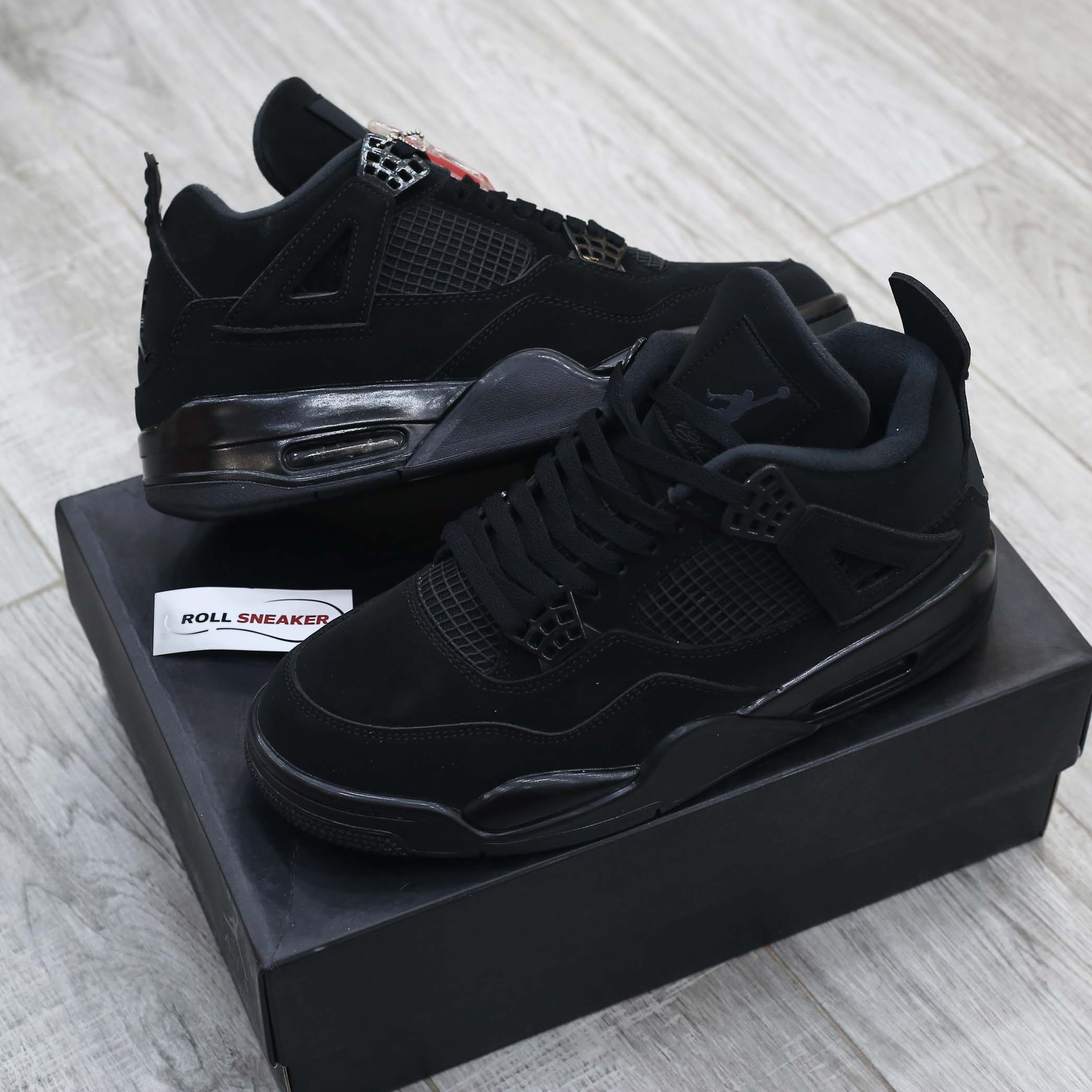 Giày-Nike-Air-Jordan-4-Retro-'Black-Cat'-Like-Auth