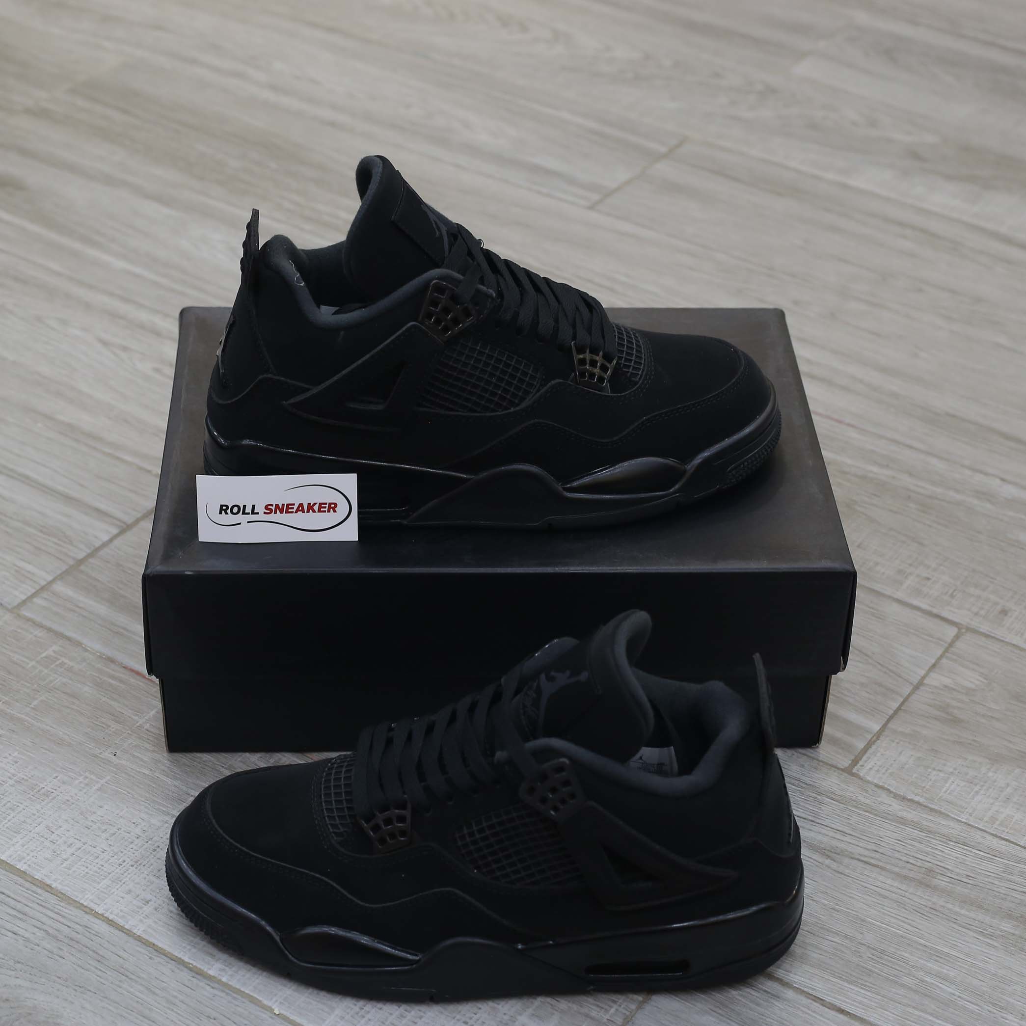 Giày-Nike-Air-Jordan-4-Retro-'Black-Cat'-Like-Auth