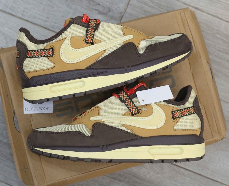 Giày Nike Air Max 1 Travis Scott Cactus Jack Baroque Brown Best Quality