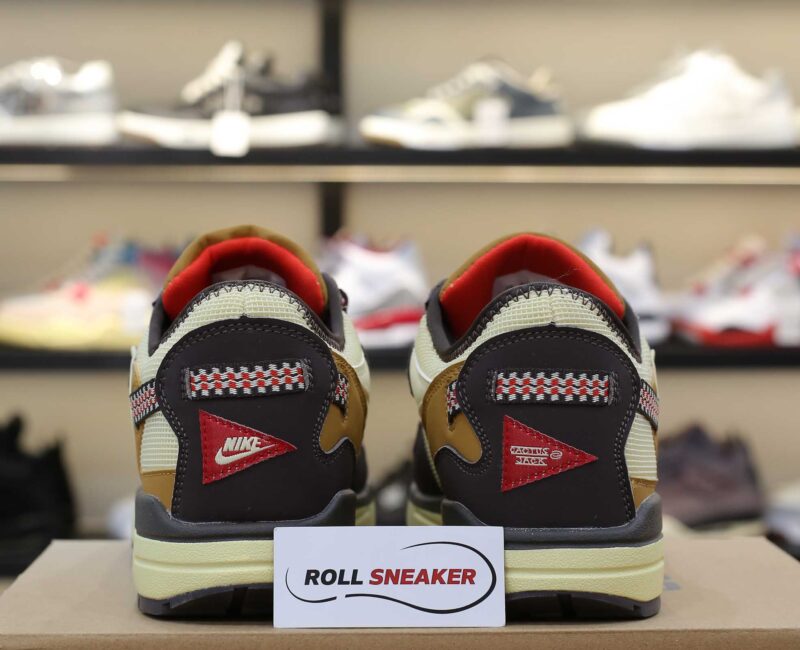 Giày Nike Air Max 1 Travis Scott Cactus Jack Baroque Brown Like Auth