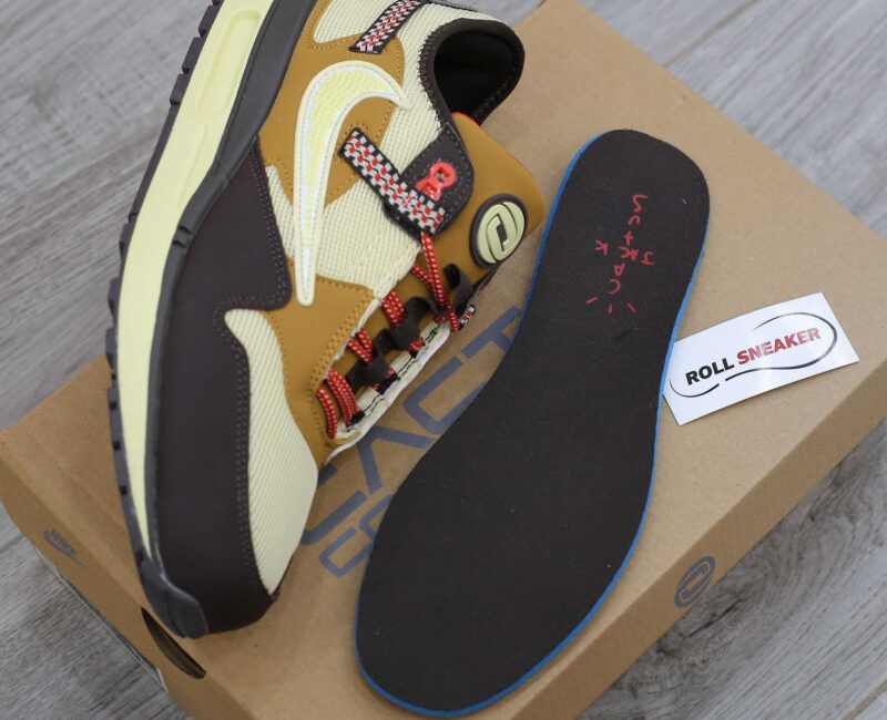Giày Nike Air Max 1 Travis Scott Cactus Jack Baroque Brown Like Auth