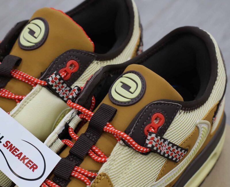 Giày Nike Air Max 1 Travis Scott Cactus Jack Baroque Brown Like Auth