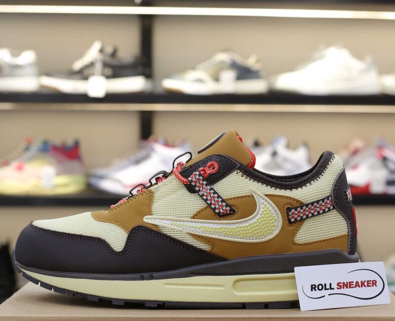 Giày Nike Air Max 1 Travis Scott Cactus Jack Baroque Brown Like Auth
