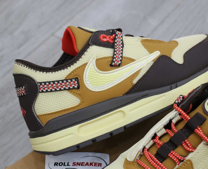 Giày Nike Air Max 1 Travis Scott Cactus Jack Baroque Brown Like Auth