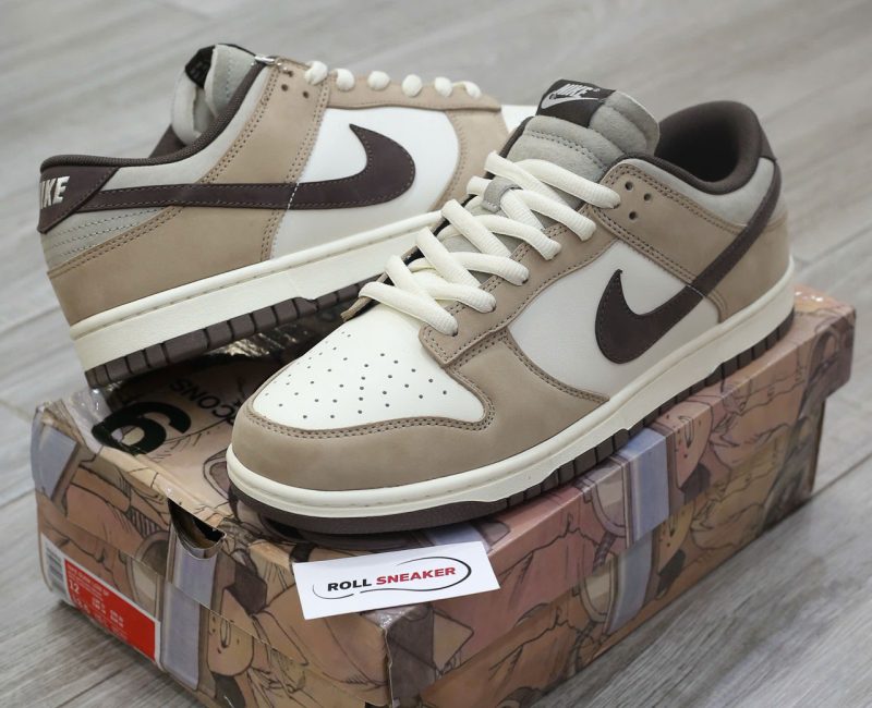 Giày Nike SB Dunk Low x Otomo Katsuhiro “Steamboy OST” Grey White Brown Like Auth