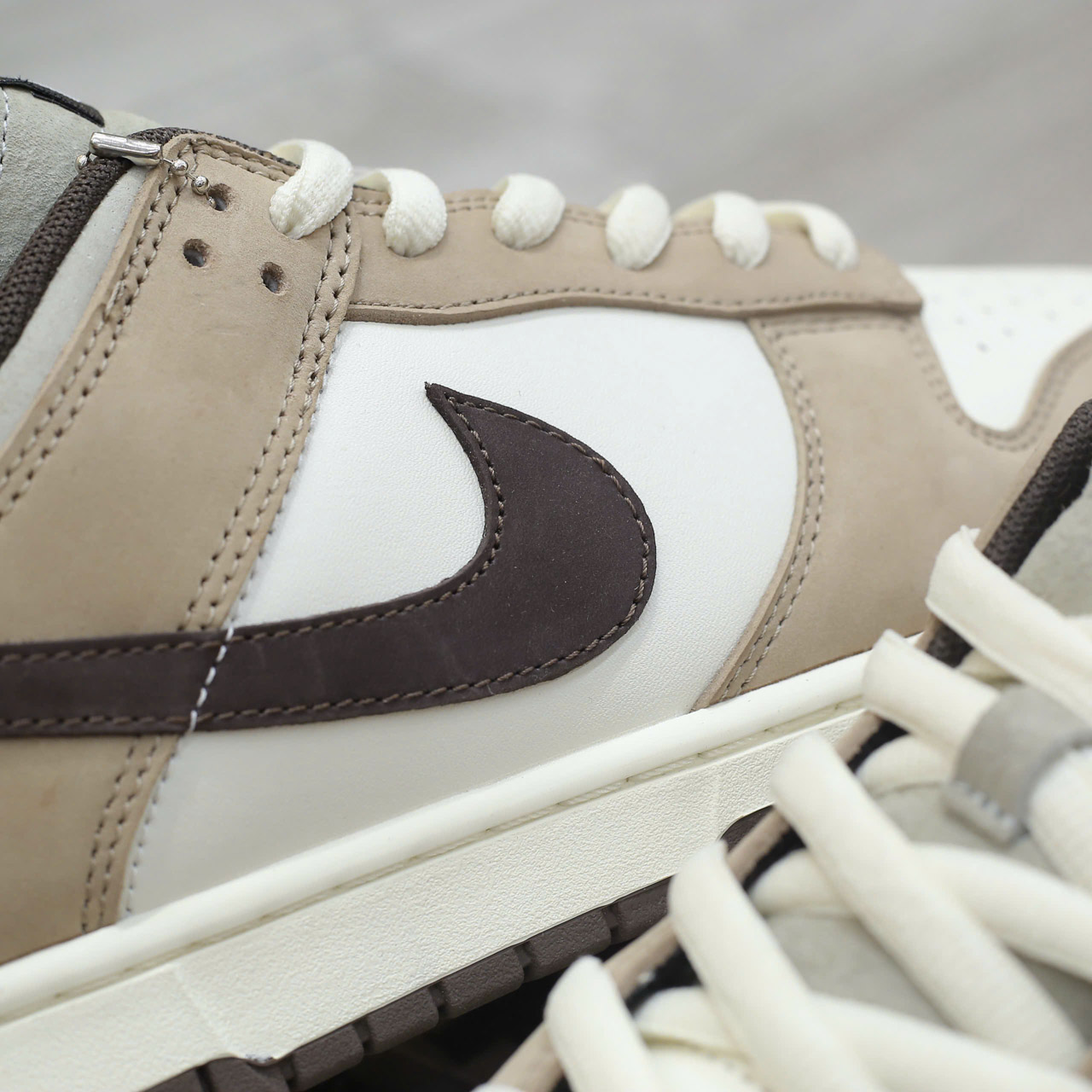 Giày Nike SB Dunk Low x Otomo Katsuhiro “Steamboy OST” Grey White Brown Like Auth