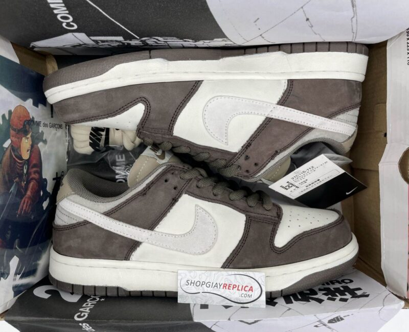 Giày Nike SB Dunk Low x Otomo Katsuhiro “Steamboy OST” Grey Brown Mocha Like Auth