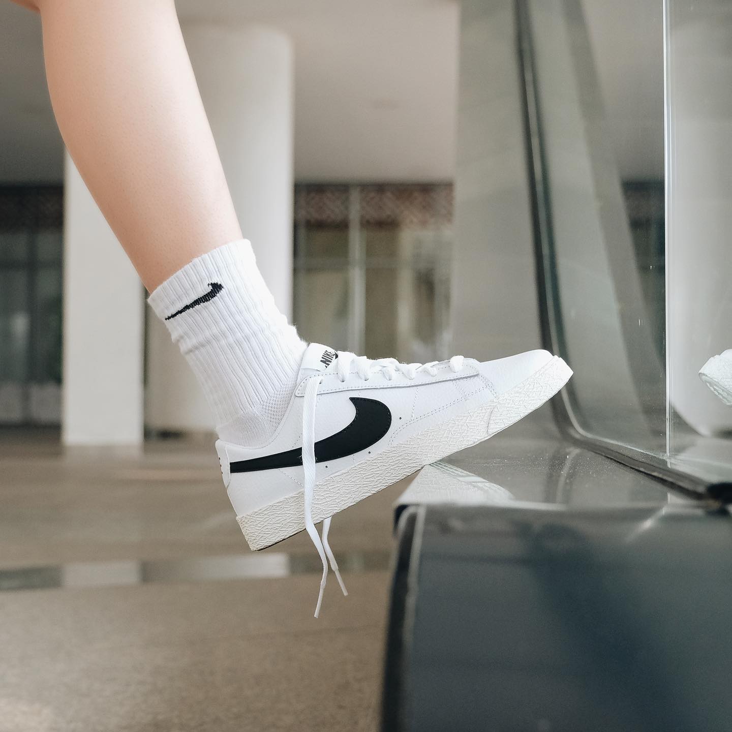 onfeet dễ mặc đôi nike blazer cổ thấp low 77 vintage