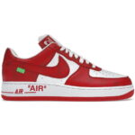 Giày Louis Vuitton x Nike Air Force 1 Low By Virgil Abloh 'Red’ Like Auth