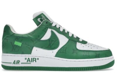 Giày Louis Vuitton x Nike Air Force 1 Low By Virgil Abloh ‘Green’ Like Auth
