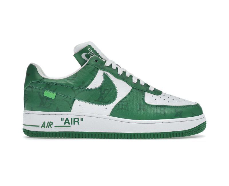 Giày Louis Vuitton x Nike Air Force 1 Low By Virgil Abloh ‘Green’ Like Auth