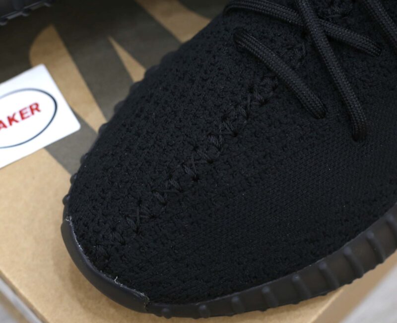 gót giày Adidas Yeezy 350 V2 ‘Bred’ Đen rep 1:1
