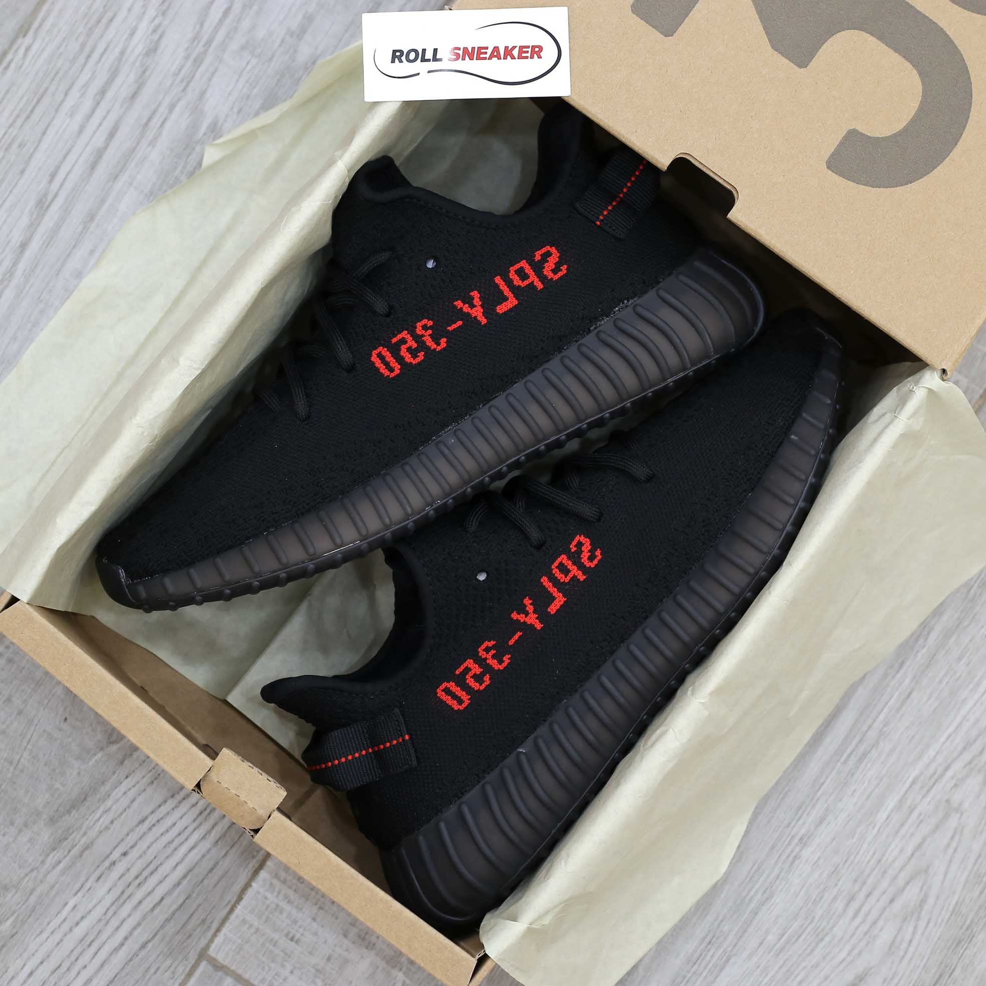 đế boost Adidas Yeezy 350 V2 ‘Bred’ rep 1:1
