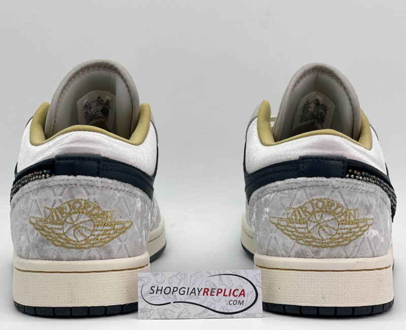 Giày Nike Air Jordan 1 Low ‘Beaded Swoosh’ Like Auth