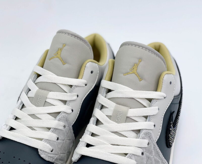 Giày Nike Air Jordan 1 Low ‘Beaded Swoosh’ Like Auth