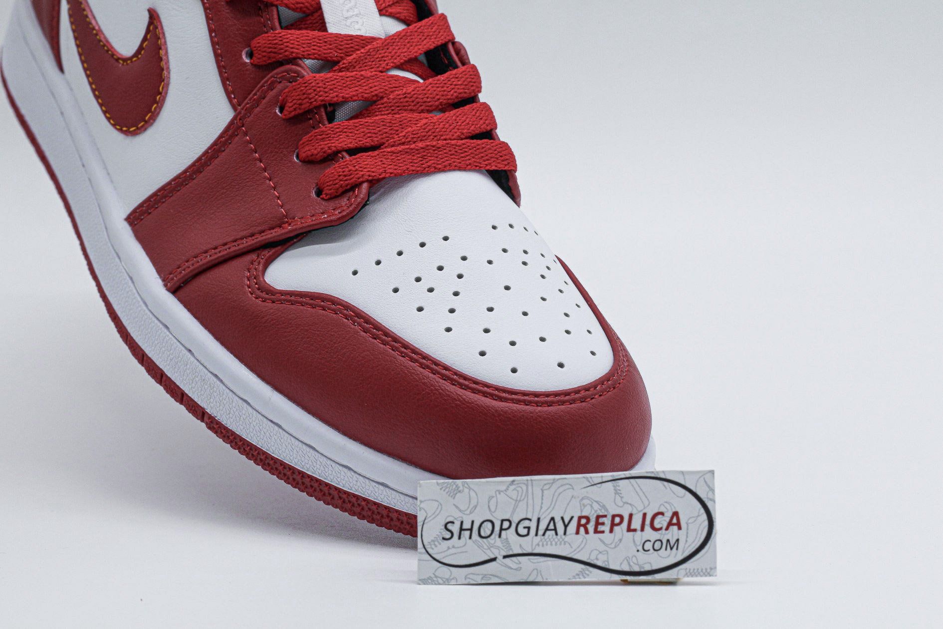 lót giày Nike Air Jordan 1 Low ‘Cardinal Red rep 1:1