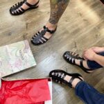 onfeet Dép Rọ Gucci Đen mặt GG Siêu Cấp
